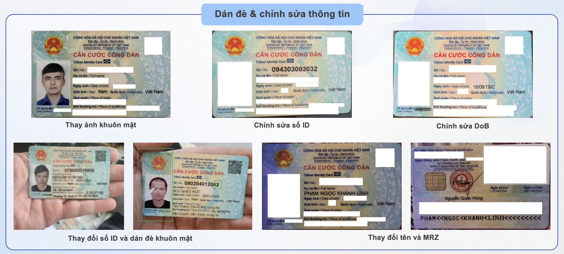 Ví dụ tấn công 3D giấy tờ