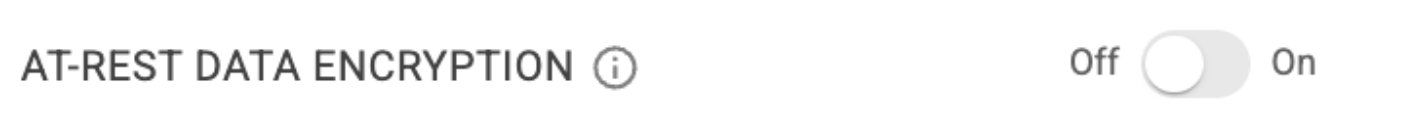 At-rest Data Encryption