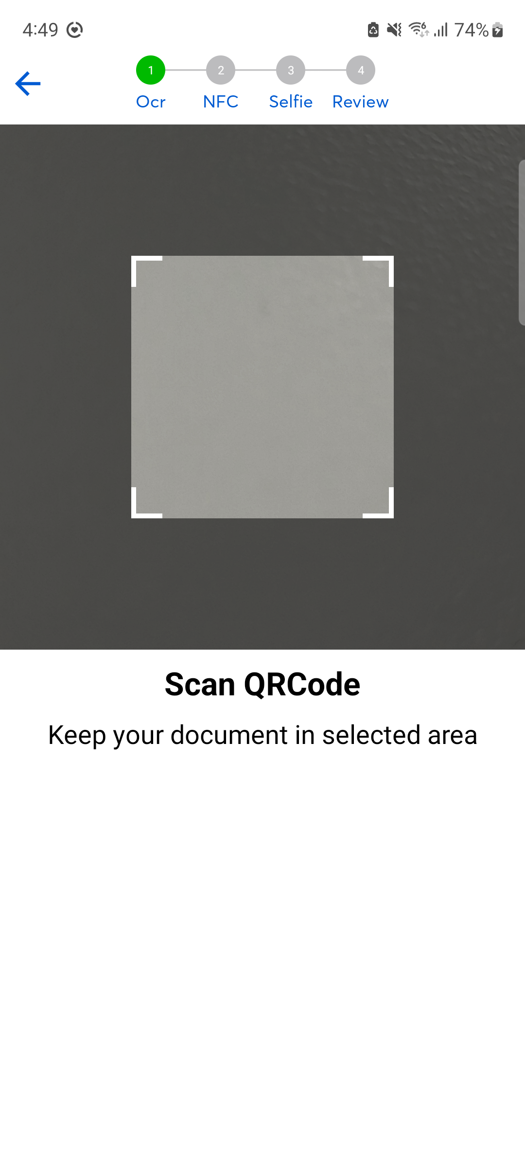 QR Code Scanning Example
