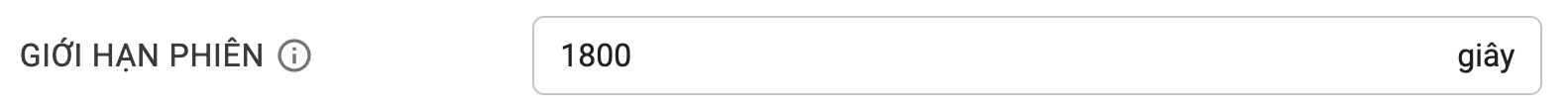 Thời gian lưu dữ liệu