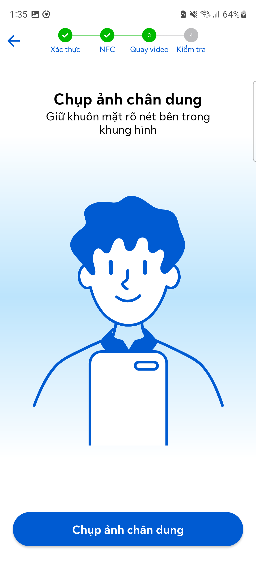 Trang hướng dẫn của bước kiểm tra tính sống