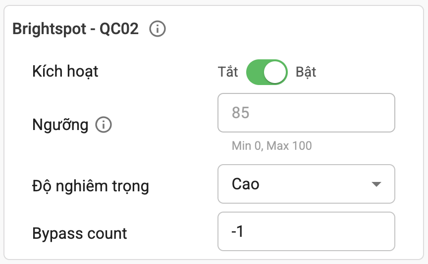 Độ bóng sáng ID