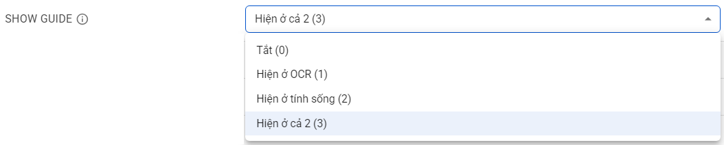Cấu hình hiện trang hướng dẫn