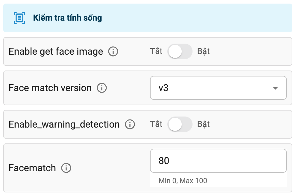 Tùy chỉnh kiểm tra liveness