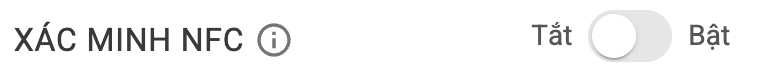 Xác minh NFC