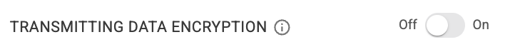 Transmitting Data Encryption