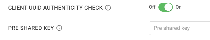 Client UUID Authenticity Verification